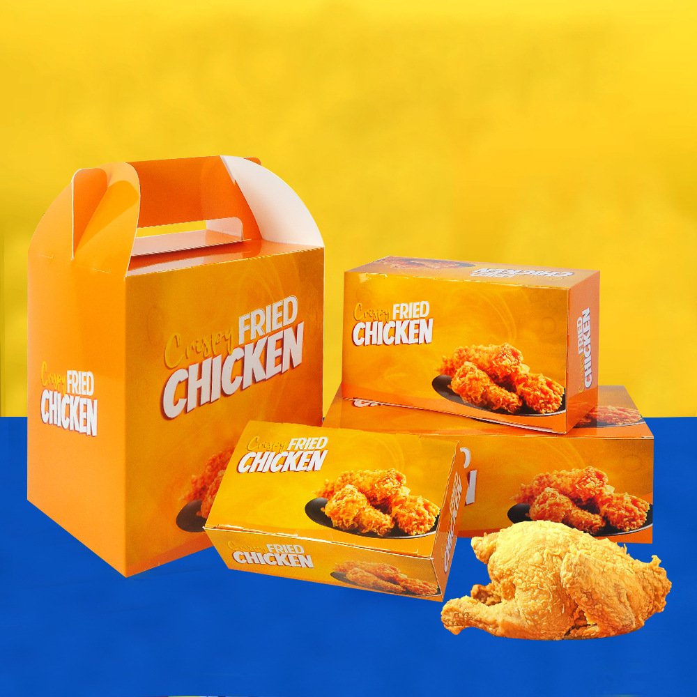 Custom printing food potato chips pack popcorn chip snack potato chips popcorn chipspicy Fried chicken food packaging paper box