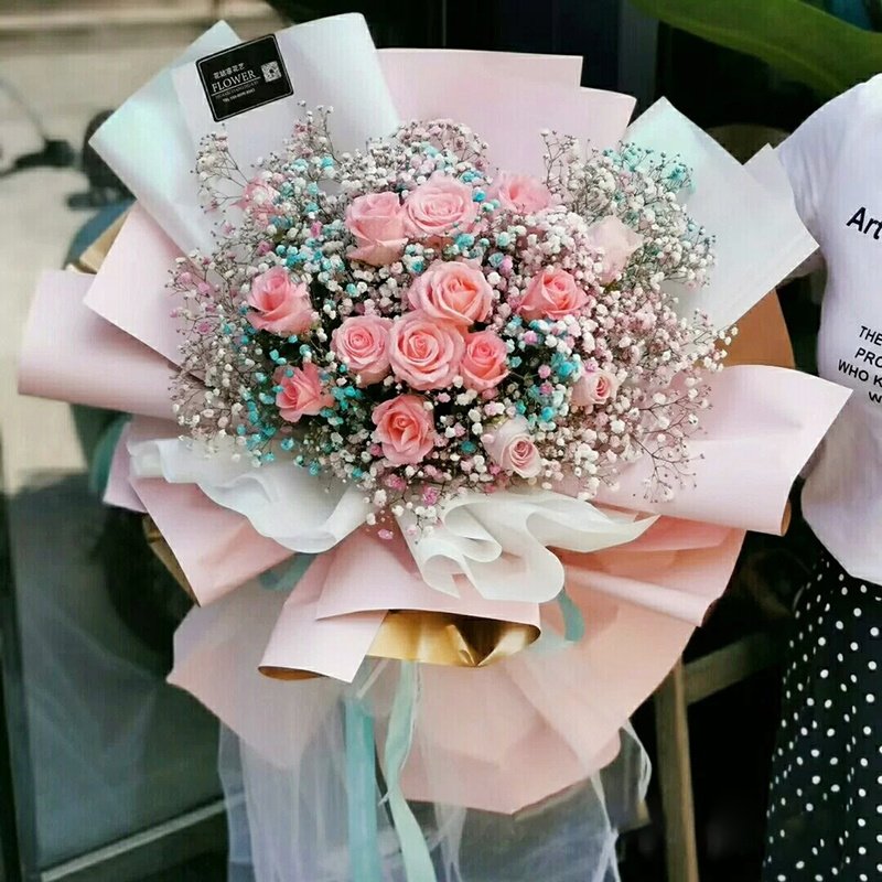 57*57CM sheet high quality hot selling plastic double sided 2 tone matt Korean wrapping paper bouquet