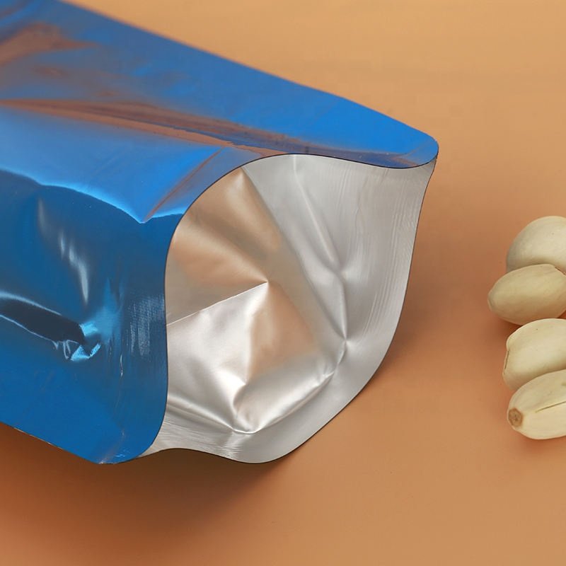 2024 new china factory Customized Printed Logo Reusable Printing Clear Window Flat Food Bags