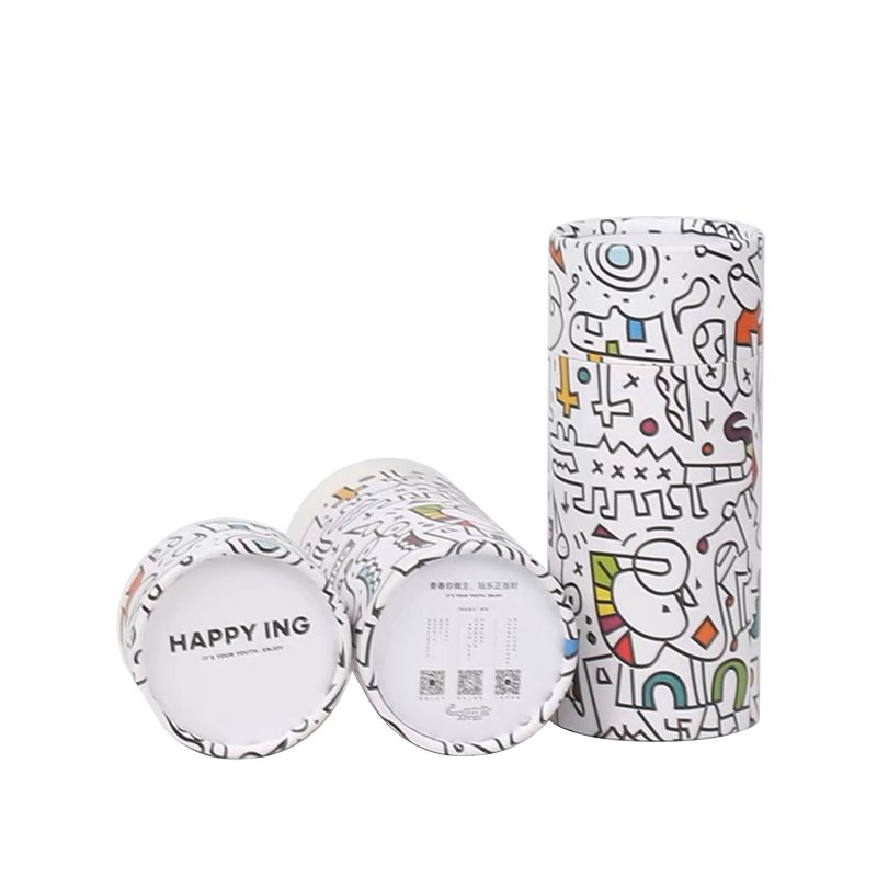Eco Friendly Cardboard Paper Tubes For Stationary Cylinder Paper Packaging For Color Pencil Kraft Gift Tube Box For Kids