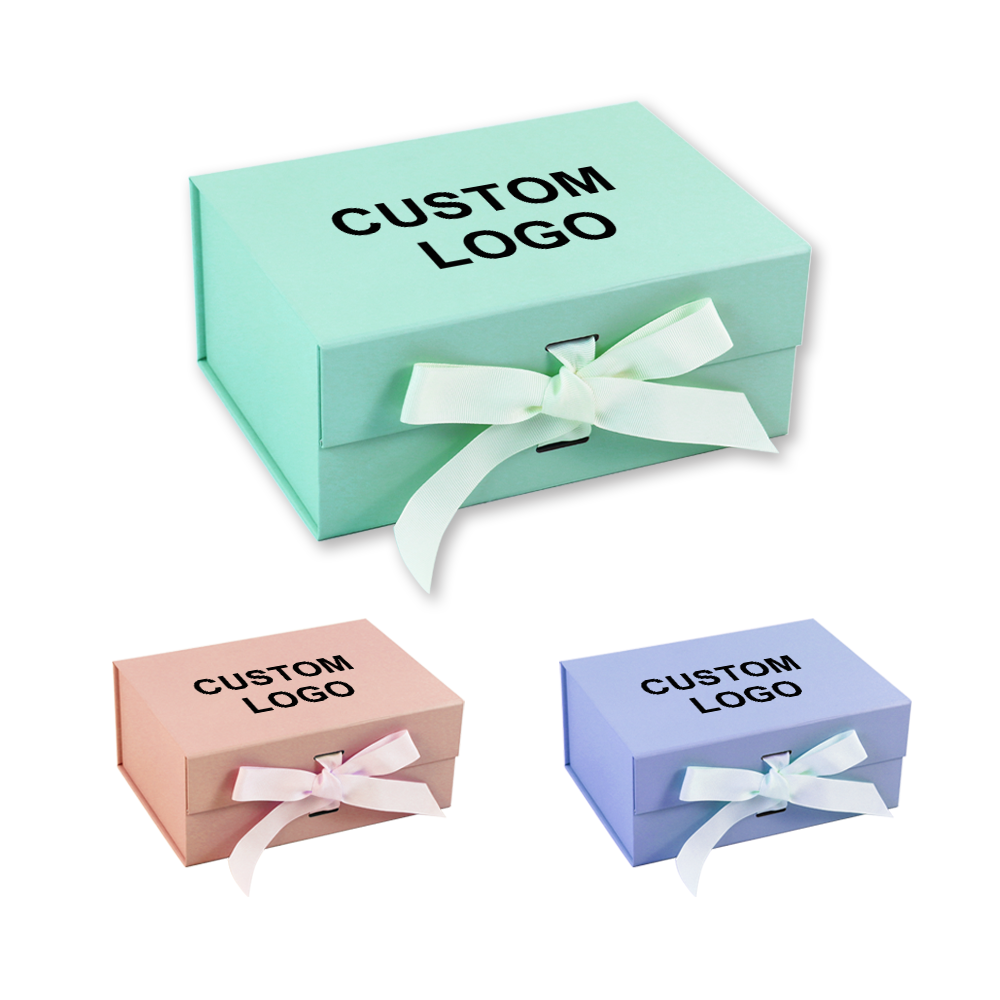 recycled book shaped magnetic closure bridesmaid custom rigid cardboard packaging folding magnetic wedding gift box for guest