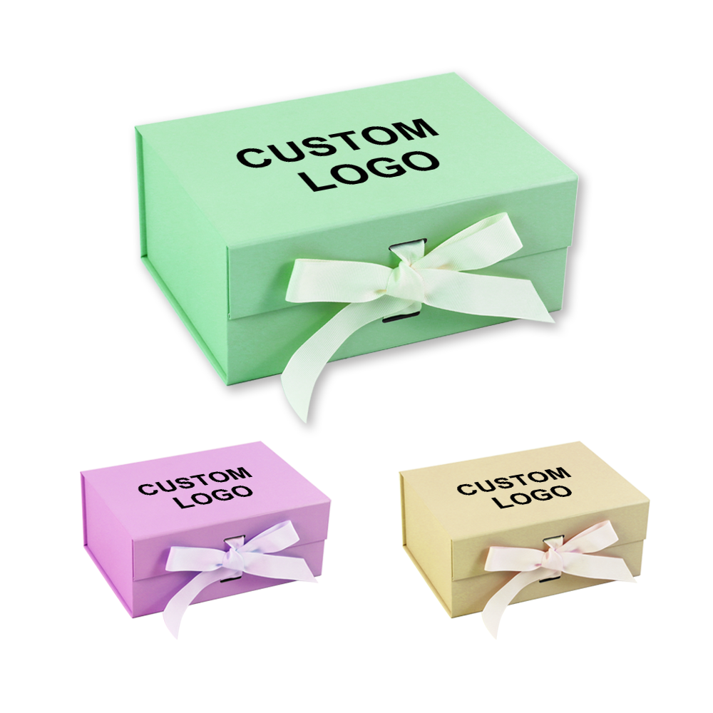 recycled book shaped magnetic closure bridesmaid custom rigid cardboard packaging folding magnetic wedding gift box for guest