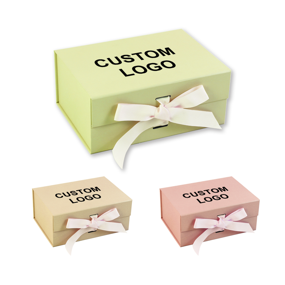 recycled book shaped magnetic closure bridesmaid custom rigid cardboard packaging folding magnetic wedding gift box for guest