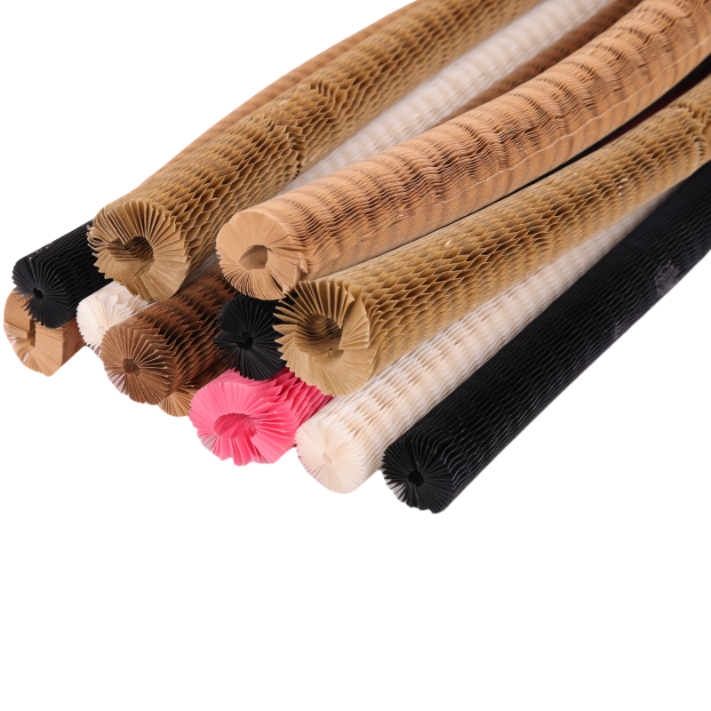 35cm Accept Customized Biodegradable brown Honeycomb Craft Paper Sleeve Shock-Resistance Packaging Roll for Protection