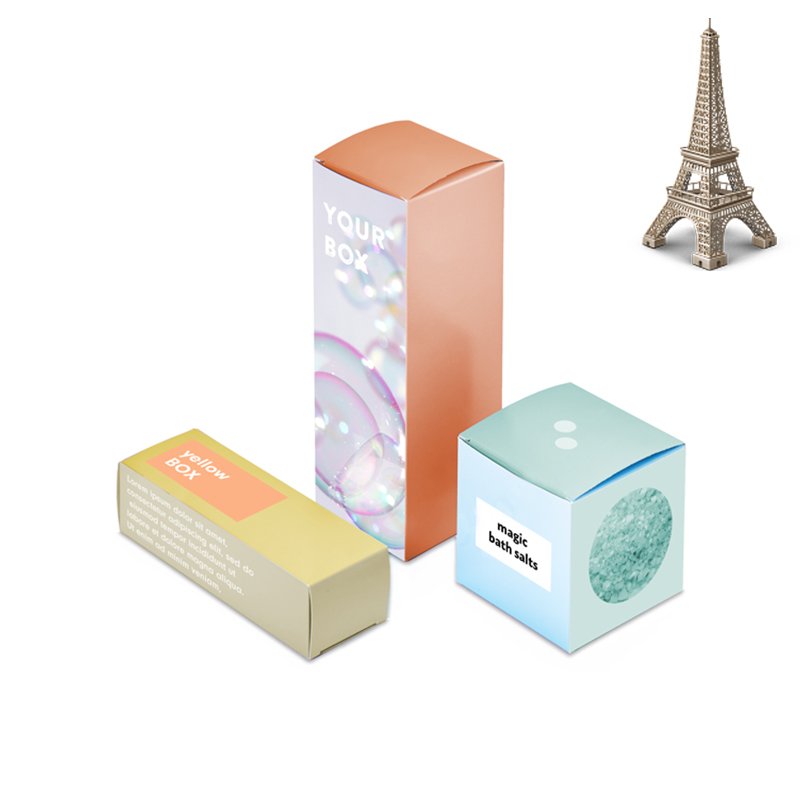 Custom Recycled Paper Product Packaging Box For Waste Bag Tea Coffee Cosmetic Soap Cooking Utensil Sponge Clothes