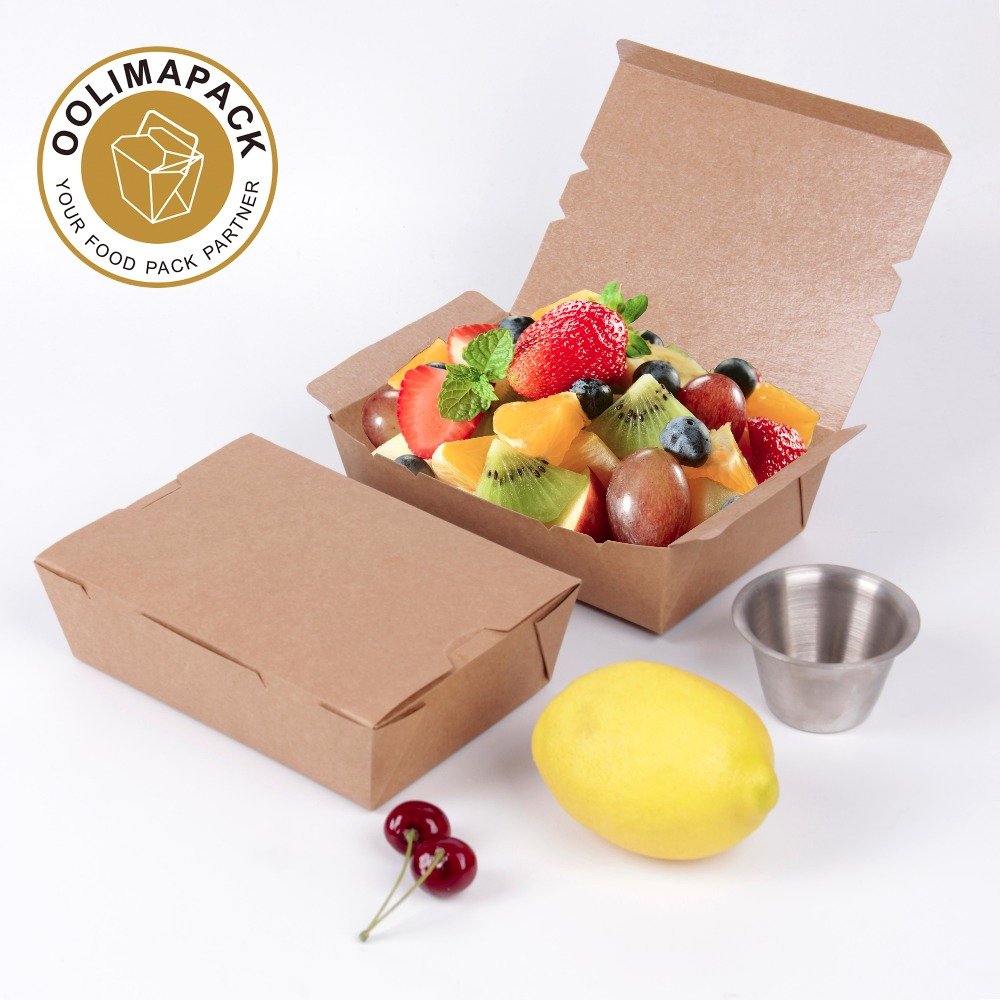 disposable take out salad box,food packaging cardboard boxes with window,take away container