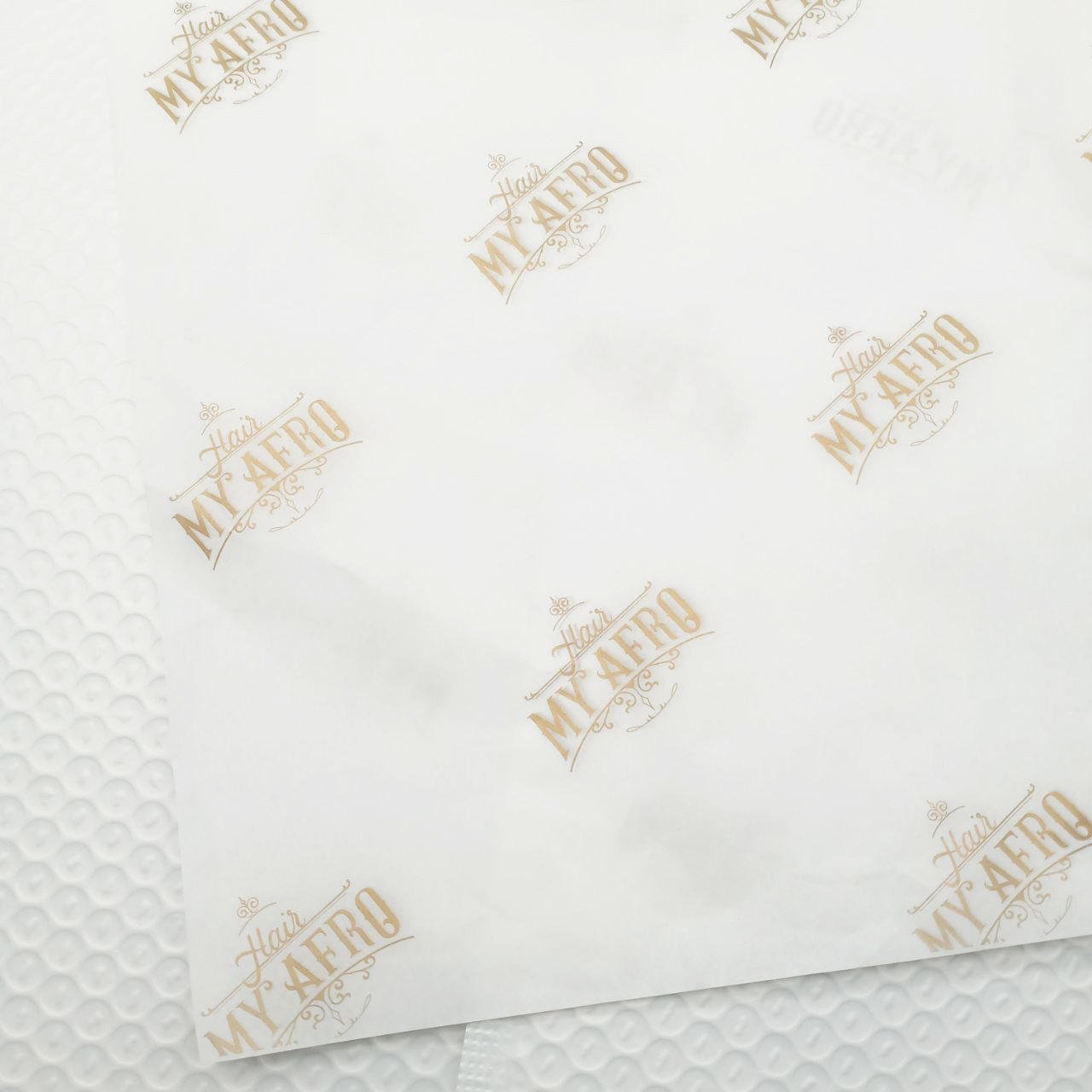 2024 hot-sale custom logo 17g white kraft tissue wrapping paper for shoes clothes