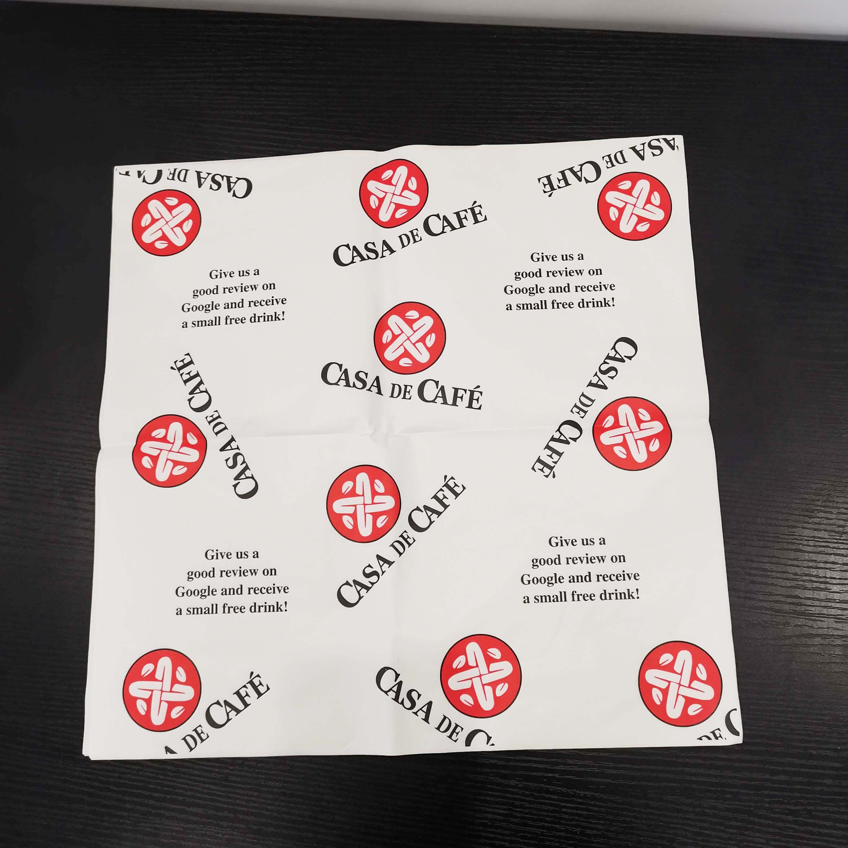 Disposable Eco-friendly customized food service paper factory supply