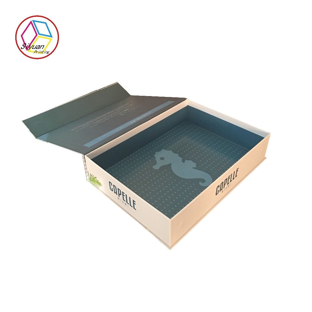 Custom luxury logo kraft paper packaging box for packaging