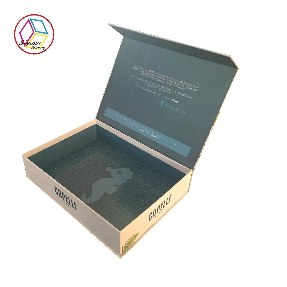 Custom luxury logo kraft paper packaging box for packaging