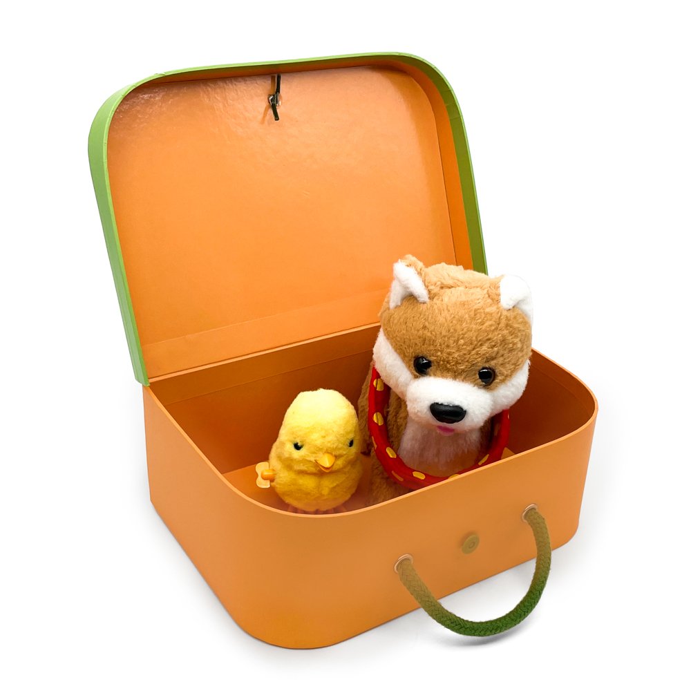 Custom Handle Recyclable Cardboard Suitcase Carton Kids Gift Boxes Packaging With Logo