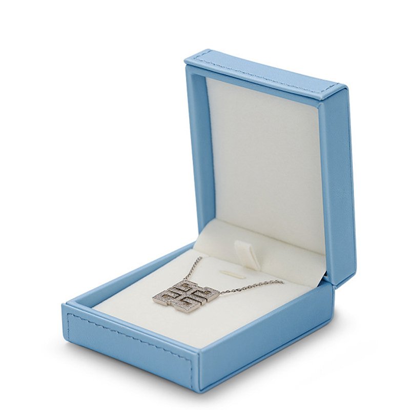 Vintage gift box made of tumbled fur Ultra-fine plush high-grade jewelry box necklace pendant fragrance packaging with paper box