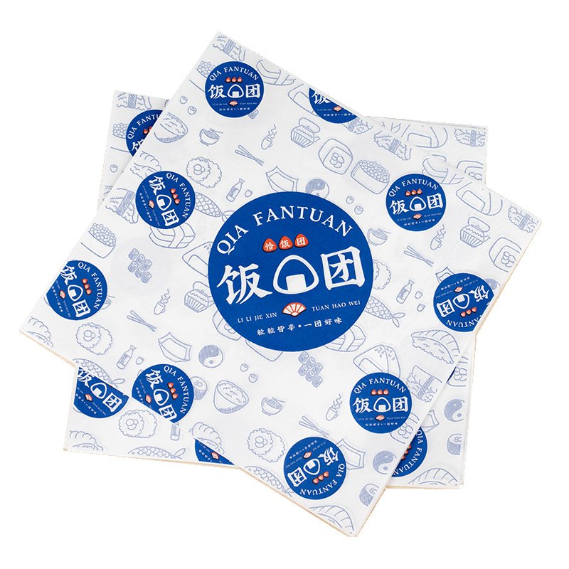 wholesale promotion disposable food packaging paper wax paper
