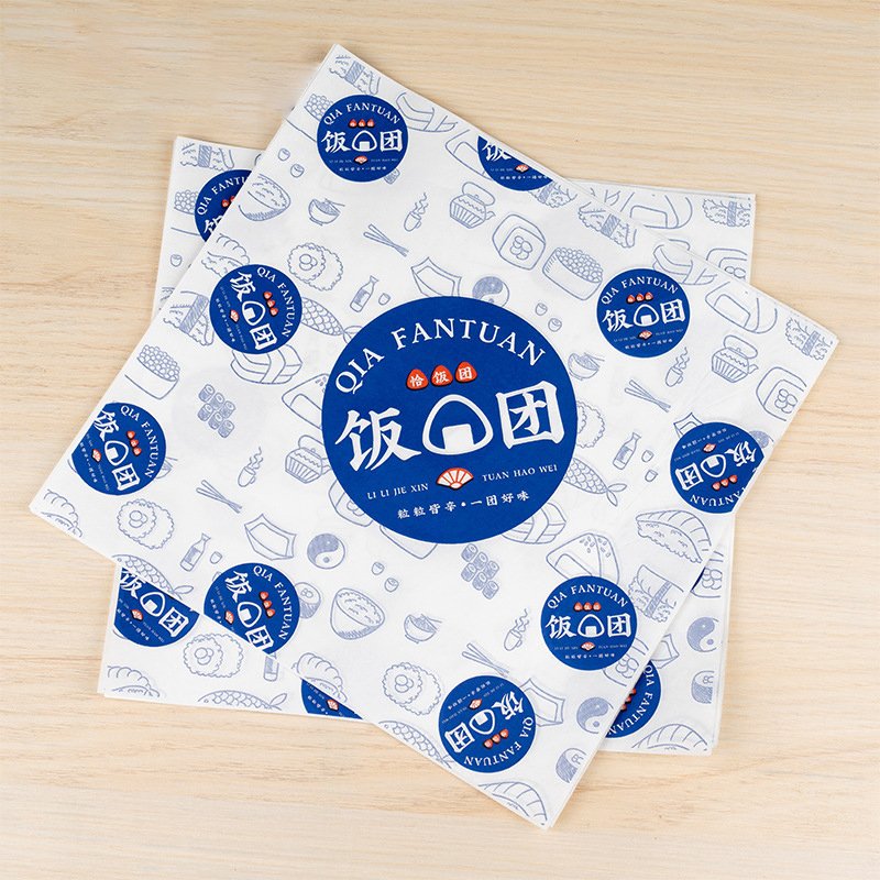 wholesale promotion disposable food packaging paper wax paper