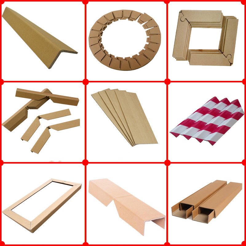 U L-shaped Paper Corner Protector for logistic Packaging Cardboard edge Protectors
