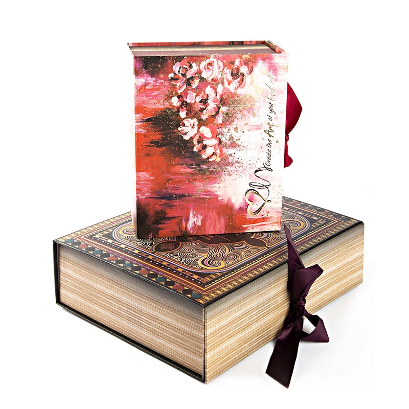 Wholesale Custom Black Luxury Magnetic Gift Packaging Paper Box Custom Candles Set With Luxury Box