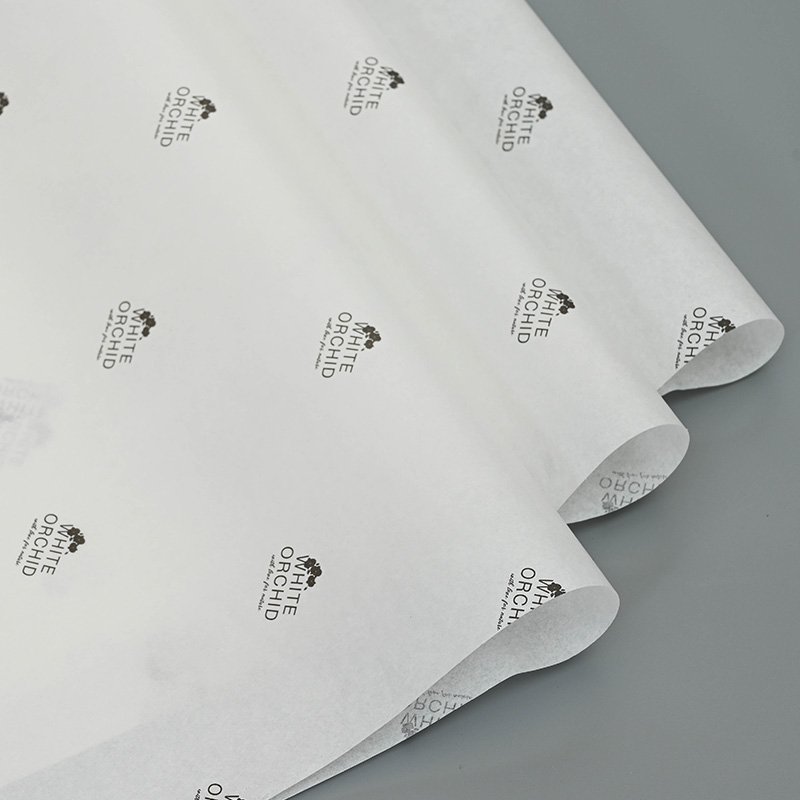 Custom Eco Friendly Wrapping Tissue Paper With Logo Transparent Wrapping Paper For Clothes Garment Gift Packaging Paper Sheet