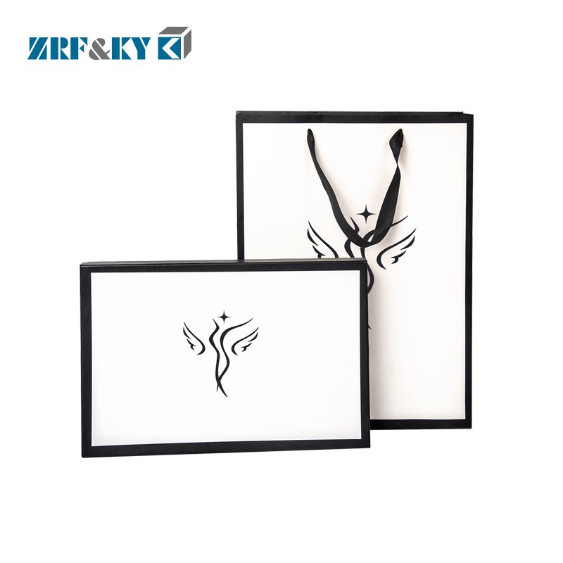 Custom Printed Paper Packaging Jewelry Gift Box Paper Back For Clothes
