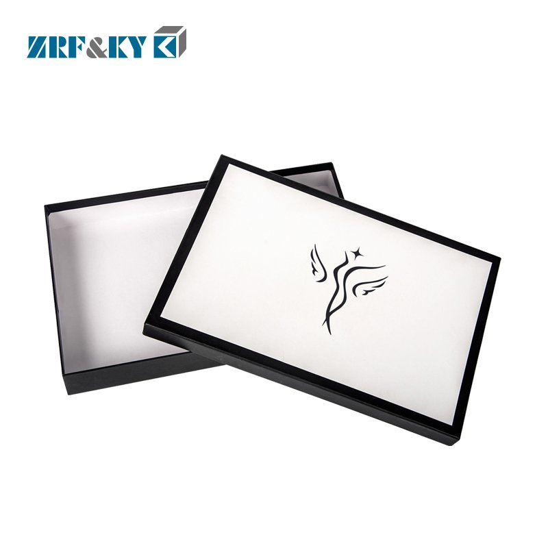 Custom Printed Paper Packaging Jewelry Gift Box Paper Back For Clothes