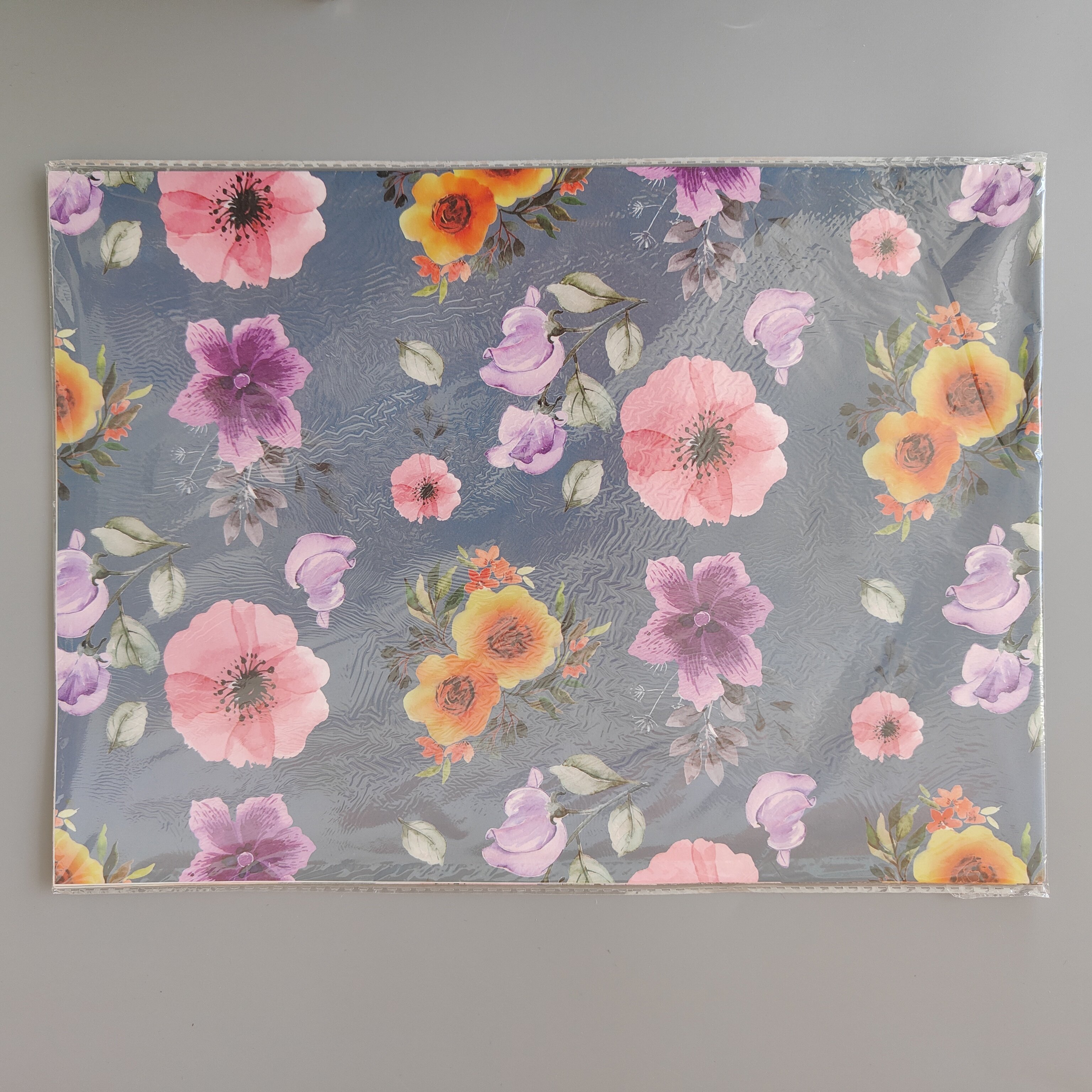 Custom gift wrapping paper packaging paper with customized size gift packaging tissue paper flower design