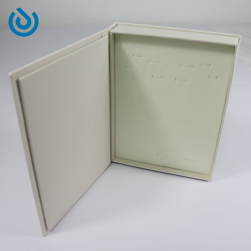 Purple Creative Unique Jewellery Box Covered Display Textured Sliding Jewel Cardboard Paper Drawer Jewelry Box Packaging Luxury