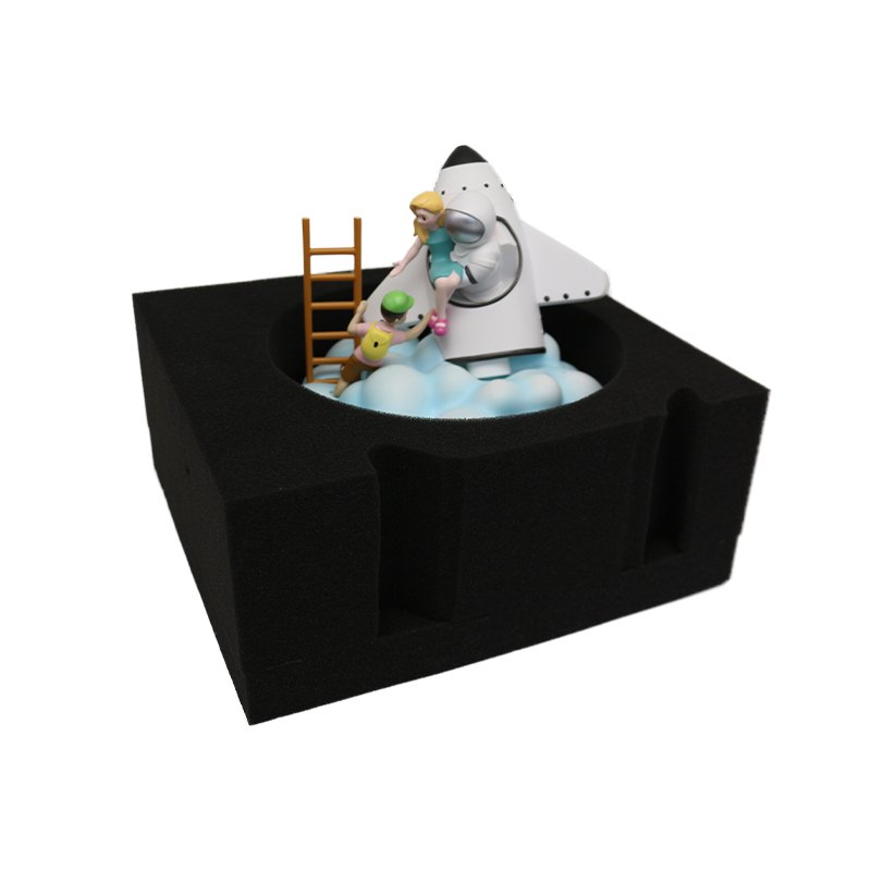 High Density Customized Gift Jewelry Leather Watch Rigid Paper Packaging Protective Foam Inserts