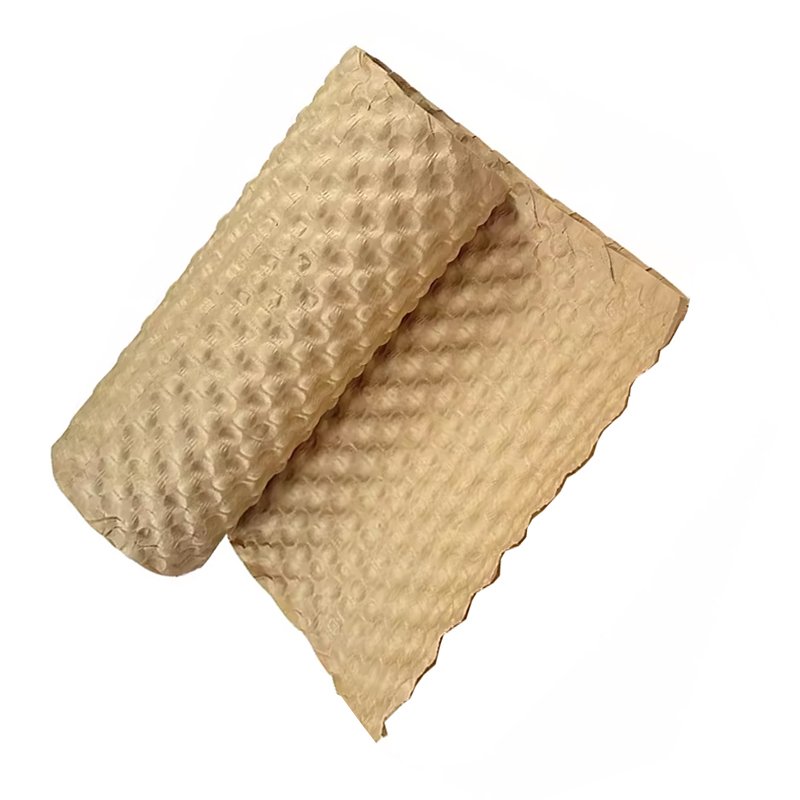 Factory Custom Pressure Air Bubble Protective Kraft Paper Packaging Wrap Paper Roll