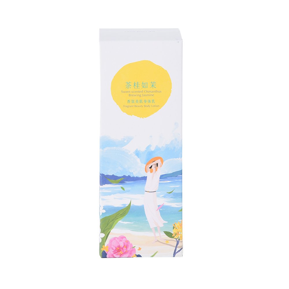 Flexography full color custom wrapping paper package tissue paper body scrub sunscreen packaging eco friendly cosmetic packaging