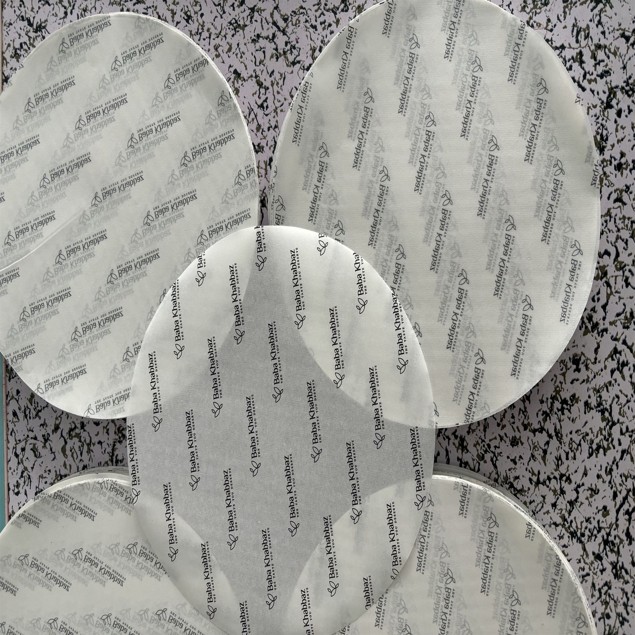 Customized Wax Paper For Food Greaseproof Hamburger Sandwich Paper Wrapping Restaurant Burger Paper For Food Packagingc