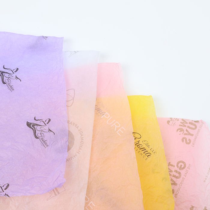 Custom Printed Logo Gift Wrapping Paper Clothing Shoes Tissue Paper