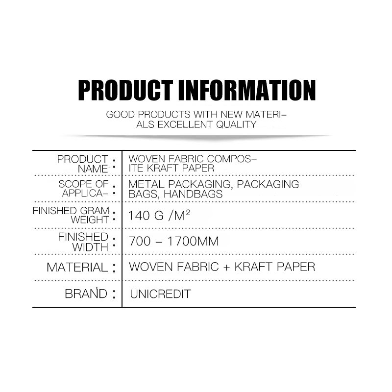 Book Wrapping Kraft Composite Woven Cloth Snakeskin Bag Three-Layer Paper-Plastic Waterproof Packaging Paper