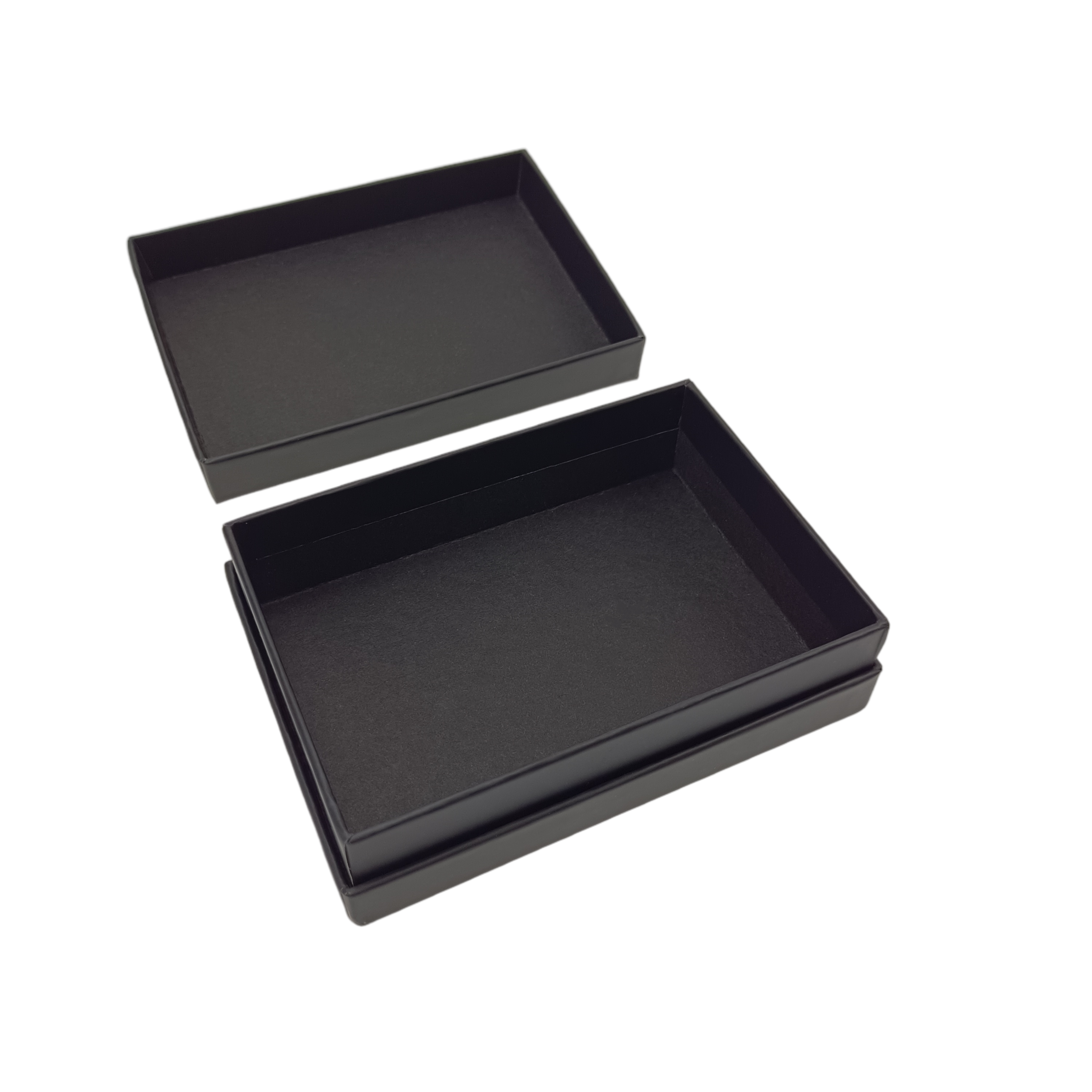 High Quality Small Lid And Base Gift Box Black Packaging Paper Top and Bottom Paperboard Box With Custom Logo