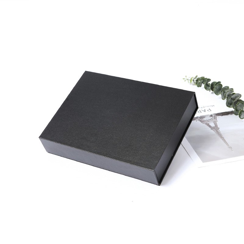 Custom Logo Black Eva Rigid Cardboard Magnetic Gift Packaging Box With Eva Foam Insert