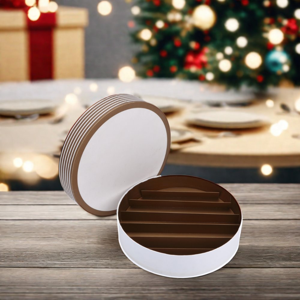 Round Plain Cylinder Paper Preserved Rose Bouquet Gift Packing Christmas Boxes Flower Packaging Cardboard Circle Hat Box Set