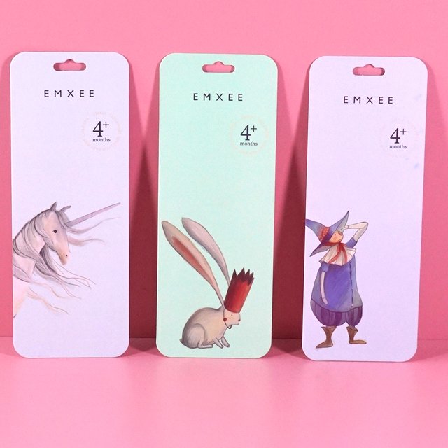 Custom logo recyclable slide blister toy card packaging
