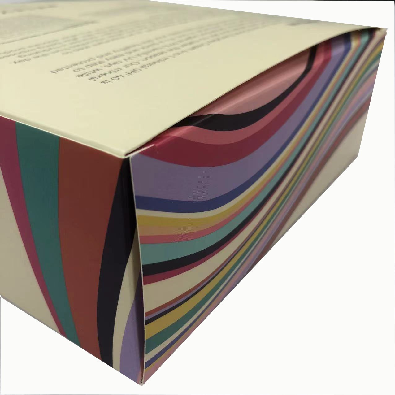 Custom Design Printed Jar Cosmetics Packaging Paper Box Wholesale Paper Logo Print Tuck Top Auto Bottom Packing Box
