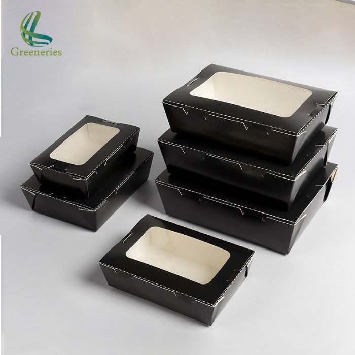Recyclable Food Packaging Paper Manufacturers Box Displosable For Carnivals Fairs Festivals