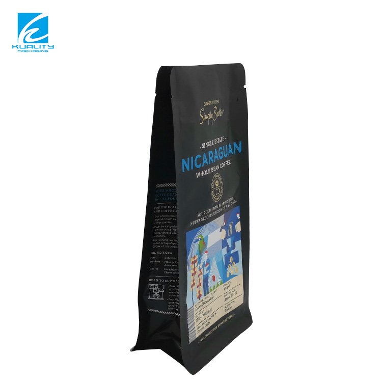 Custom Printed Empty Compostable Aluminum Foil Zipper Bag Plastic Pouches Bag For Coffee Powder Snack Whey Protein