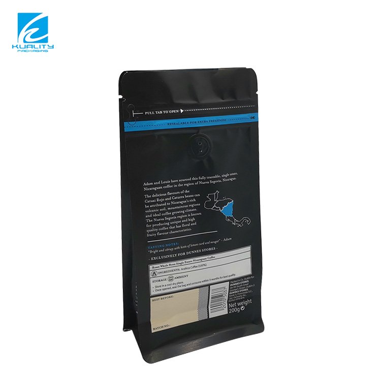 Custom Printed Empty Compostable Aluminum Foil Zipper Bag Plastic Pouches Bag For Coffee Powder Snack Whey Protein