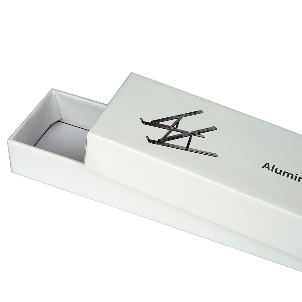 Recyclable Custom boxes with logo packaging white cardboard Phone Holder Shelf Packaging paper boxes