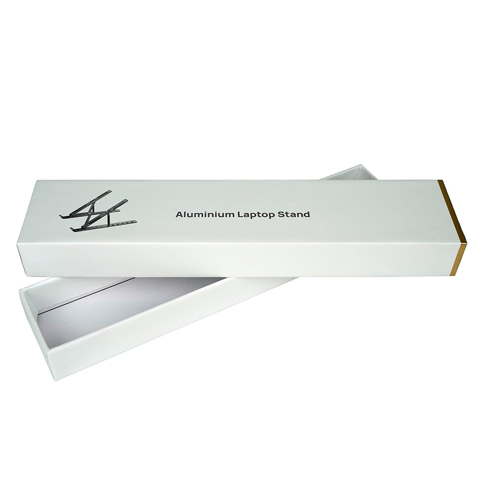 Recyclable Custom boxes with logo packaging white cardboard Phone Holder Shelf Packaging paper boxes