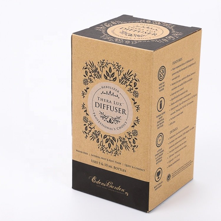 Hot Sale Custom Printed Foldable 3 Layer Kraft Cardboard Corrugated Coffee Cup Mug Packaging Box Lightweight Shipping Boxes