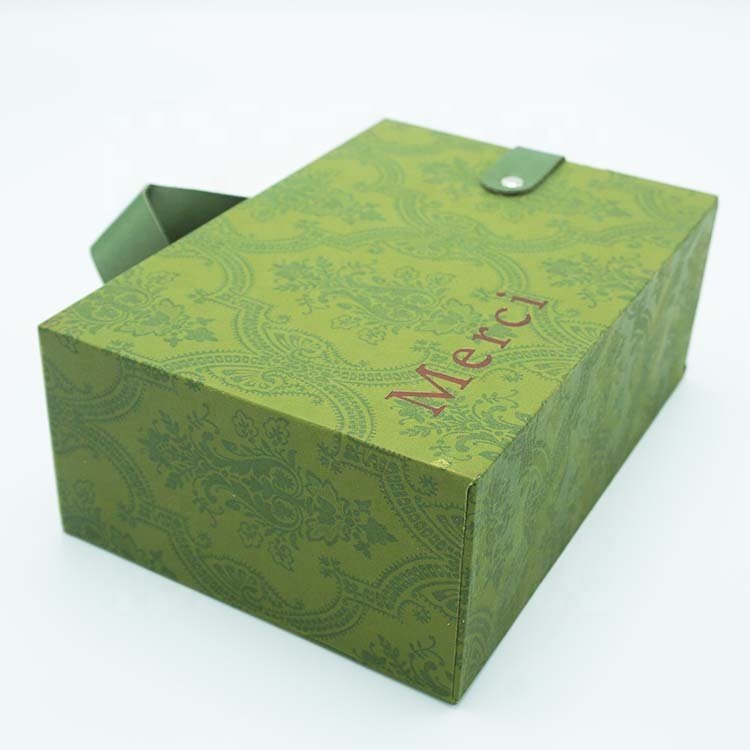 Wholesale High Grade Rigid Paper Sliding Candy Gift Box