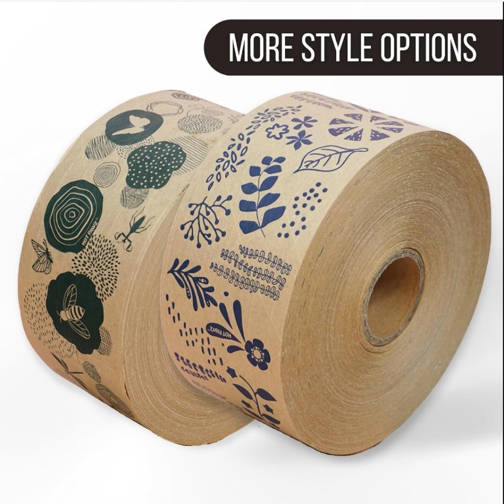 Reinforced Activated Wet Water Kraft Paper Tape Paper Packing Tape Water Activated Paper Krafts With Adhesive Tape