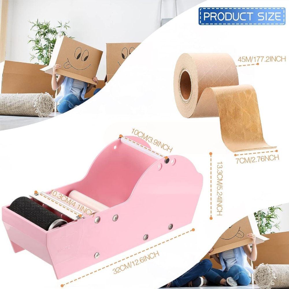 Reinforced Activated Wet Water Kraft Paper Tape Paper Packing Tape Water Activated Paper Krafts With Adhesive Tape