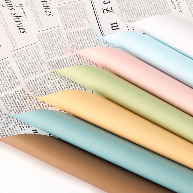 Korean Paper Bouquet Wrapping Paper Manufacturer Wholesale Flower Bouquet Floral Supplies Florist Flower Packing Materials