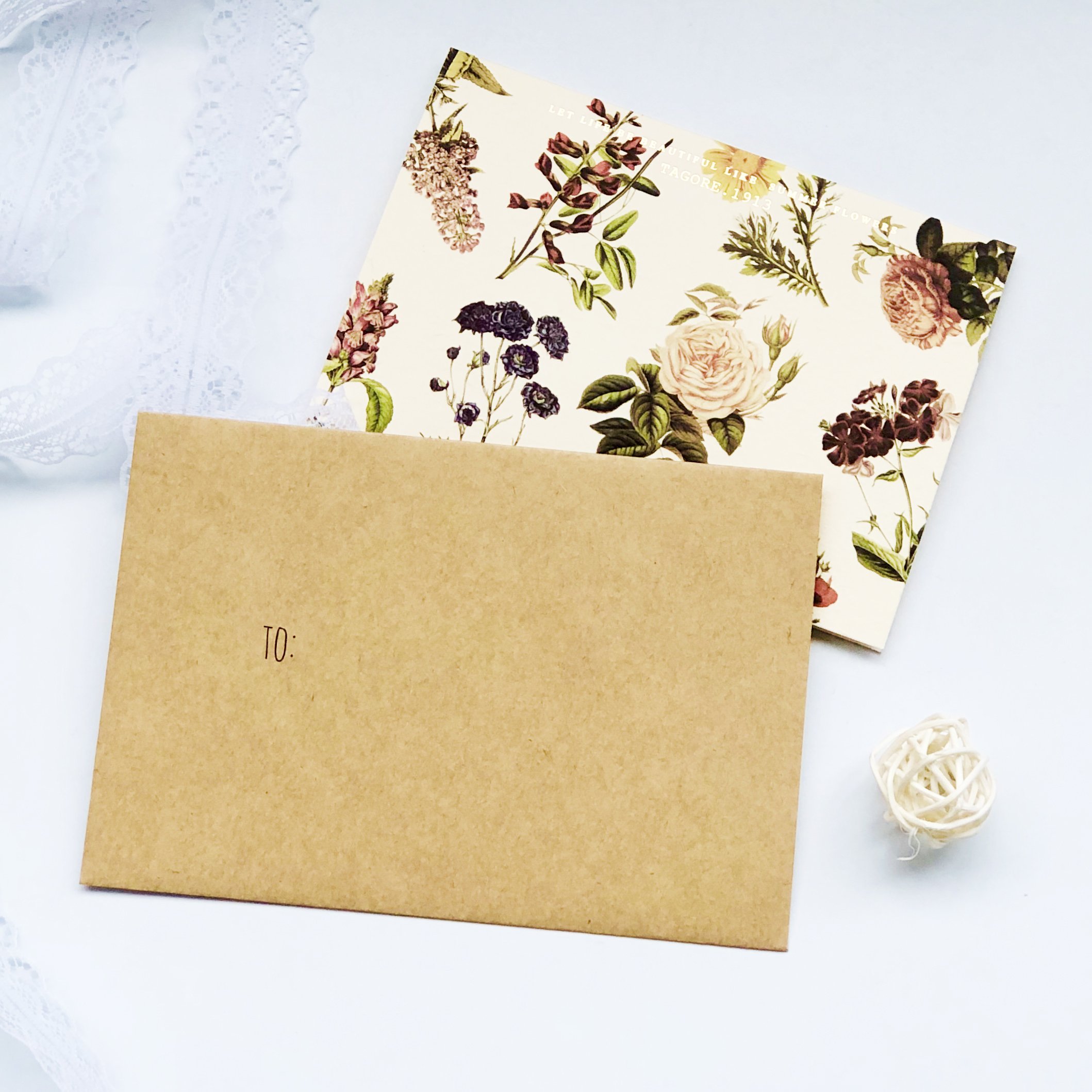 NEW Hot Sale Kraft Envelope Wedding Custom Paper Envelope Green Wedding Invitation Color Printing Envelope