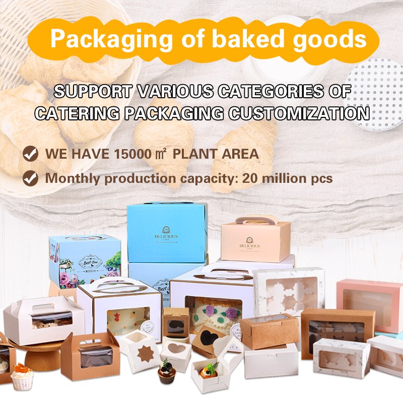 Custom High Quality Design Cake Kraft Small Packing Box With Logo Small Packing Box Design