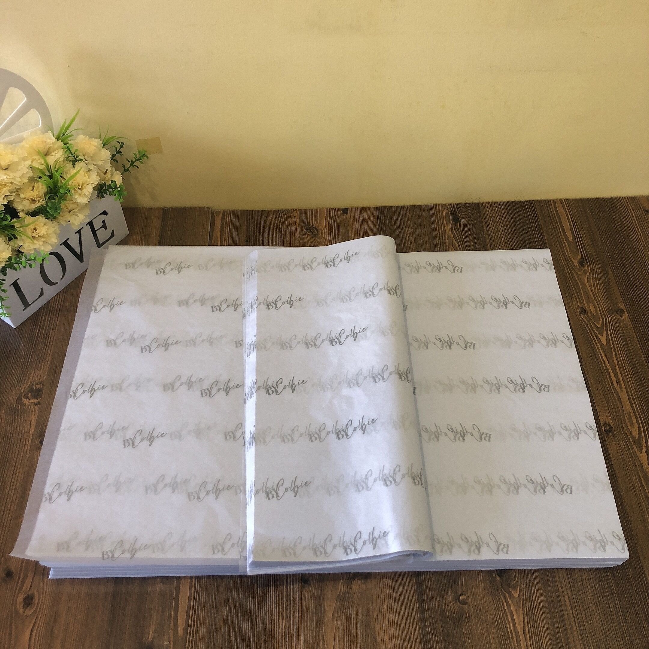 Luxury Custom Gift Wrapping Tissue packaging Paper For clothes With Own logo