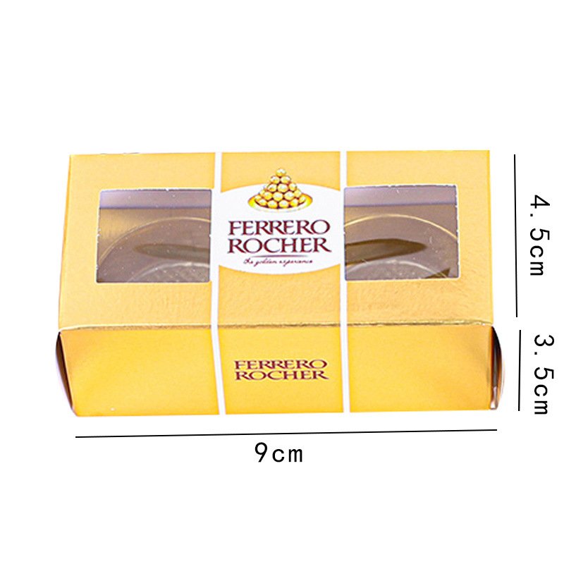 Gold Chocolate packaging boxes baby gift wedding favors paper box for baby shower party